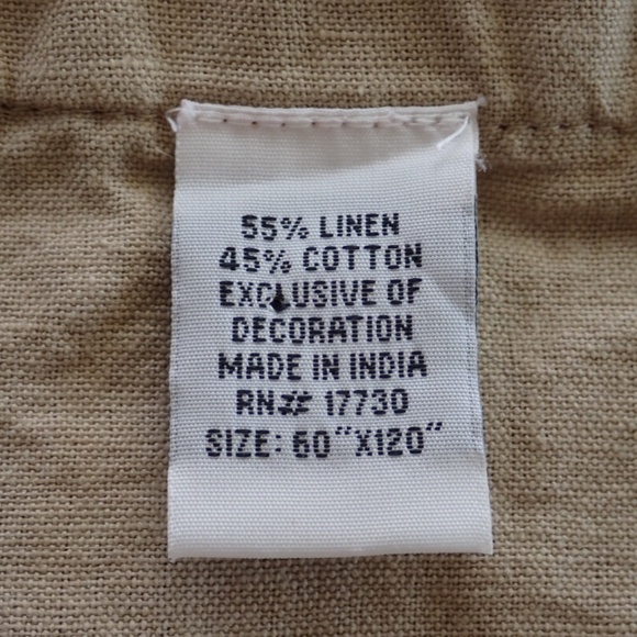 Christmas Holly Embroidered Linen Tablecloth Decorations Cottage Granny Core - Picture 11 of 13